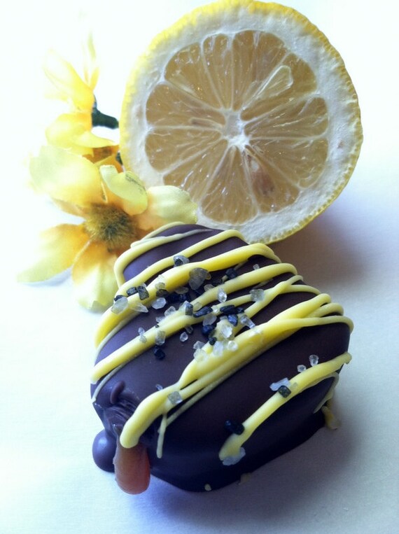 Salted Lemon Flavor Gourmet Shortbread Caramels twix