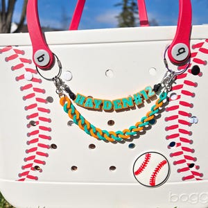 Cadenas personalizadas impresas en 3D para bolsas Bogg Bag y YETI Camino