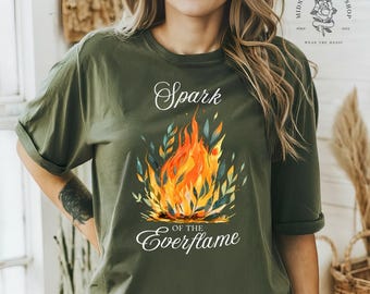 Officially Licensed Spark of the Everflame Fire T-Shirt | Spark of the Everflame by Penn Cole Merch