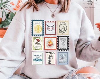 Officially Licensed Nine Realms of Emarion Crewneck Sweatshirt | Spark of the Everflame by Penn Cole Merch