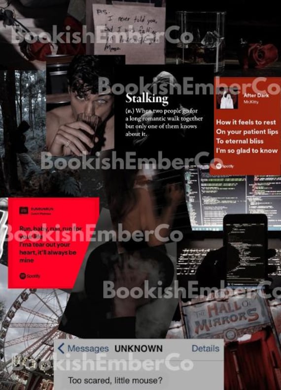 Kindle Insert Dark Romance for Kindle Paperwhite 11th Generation