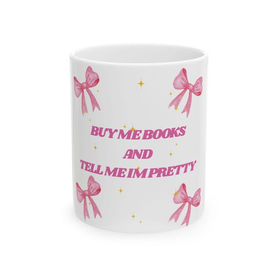 Bookish Illustration Ceramic Mug | 11oz 15oz