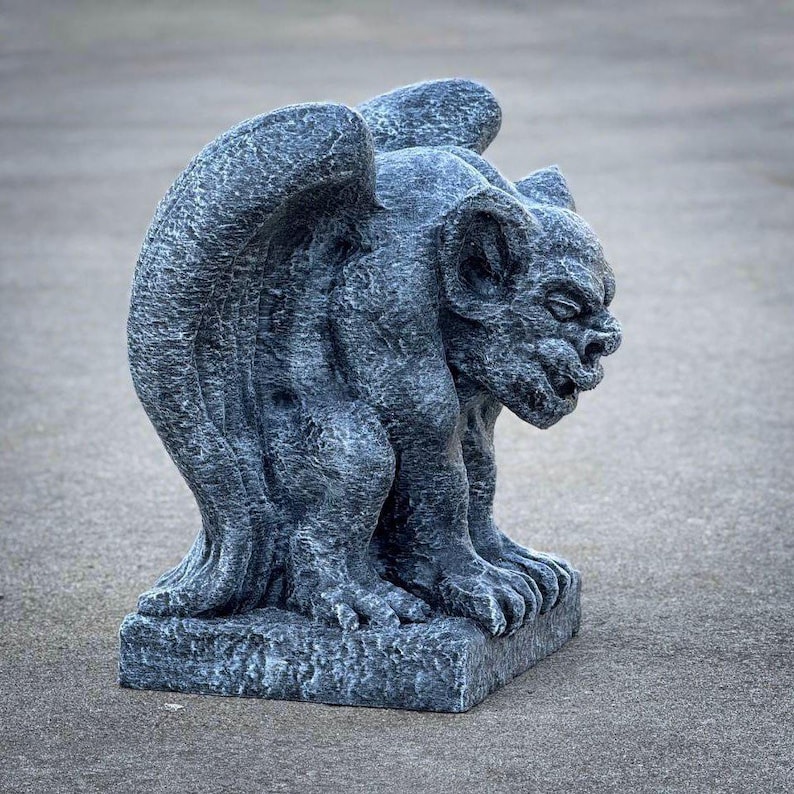 Gargoyle Display Mystical Gargoyle Sculpture Medieval Guardian Ornament Collectible ...