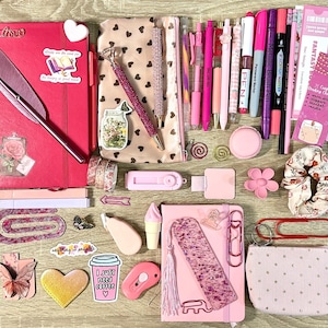 Pacchetto Pink Vibes Bookish, per amanti dei libri, diari immagine 9