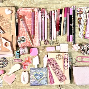 Pacchetto Pink Vibes Bookish, per amanti dei libri, diari immagine 11