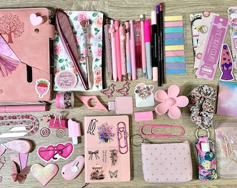 Pink vibes Bookish bundle, book lovers, Journals