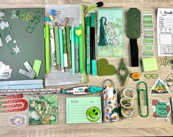 Pacchetto Green Bookish, per amanti dei libri, diari