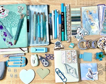 Pacchetto per amanti dei libri blu, amanti dei libri, diari