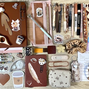 Coffee themed Bookish bundle, book lovers, Journals image 6