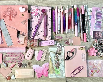 Pacchetto Pink Vibes Bookish, per amanti dei libri, diari