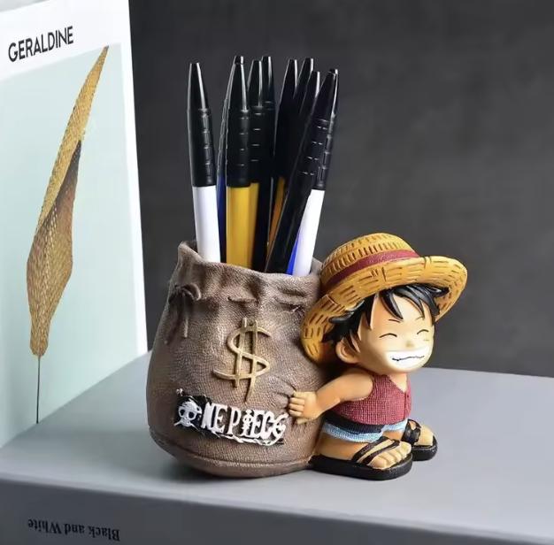 Porte-stylo Bandai One Piece Luffy - Organiseur de bureau anime