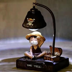 One Piece Luffy 3D LED Night Light – Anime Desk Lamp for Study & Room Decoration