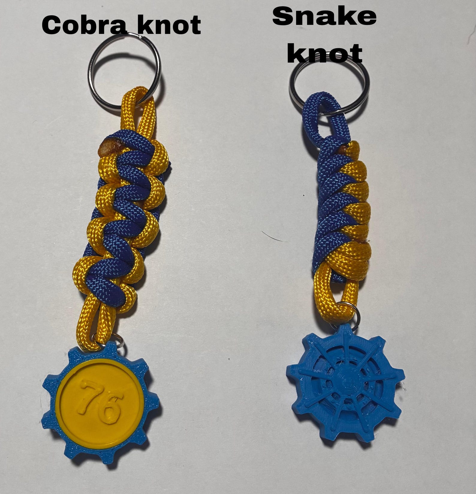 Fallout Chain Chain Fallout Vault Door Paracord Key Chain - Etsy