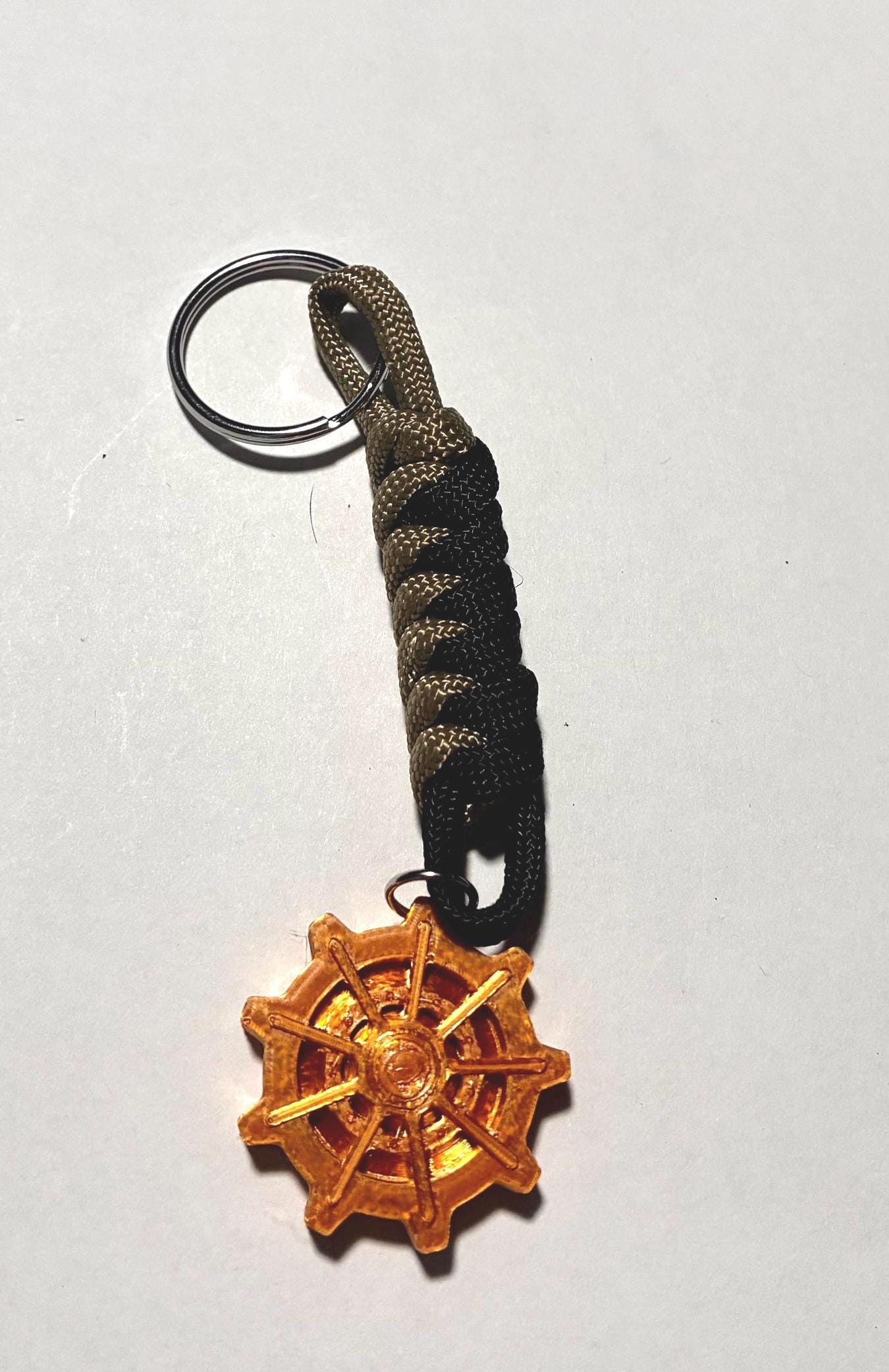 Fallout Chain Chain Fallout Vault Door Paracord Key Chain - Etsy