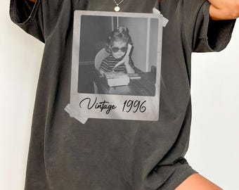 Personalized Photo And Year Shirt, Custom T-Shirt With Picture, 30th Birthday Gifts, 40th Birthday Gift, Retro Birthday Party