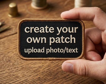 Custom Embroidered Patch | Personalized Logo Patches | Sew on, Iron on, Hook & Loop