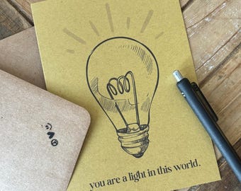 You Are A Light In This World Card (5x7)