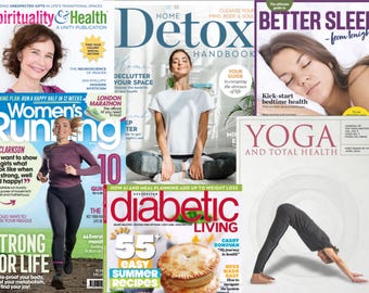 Health & Wellness Magazine Bundle PDF 2026 | Mental Health, Fitness, Diet, Mindfulness Digital Download Pack