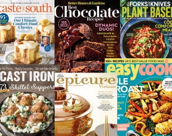 20 Digital Cooking & Recipe Magazines Bundle February 2026 PDF Download