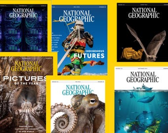 National Geographic 2024 Magazine Collection | Nature, Science, History (Digital Download)