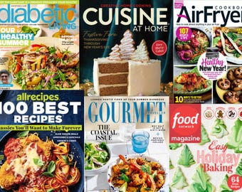 January 2026 Digital Food Magazine Bundle | 20+ Cooking & Recipe PDFs