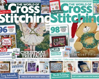 The World of Cross Stitching 2022 Full Year Bundle 14 PDF Issues Digital Download