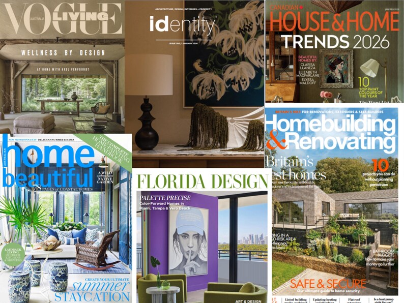 View of 20 Home & Interior Design Magazines Bundle January 2026 PDF Digital ...