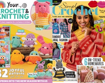 20 Crochet, Quilting & Cross Stitch Magazines Bundle | March 2026 PDF Digital Download