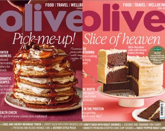 Olive Magazine 2025 Full Year Bundle 12 PDF Issues Digital Download