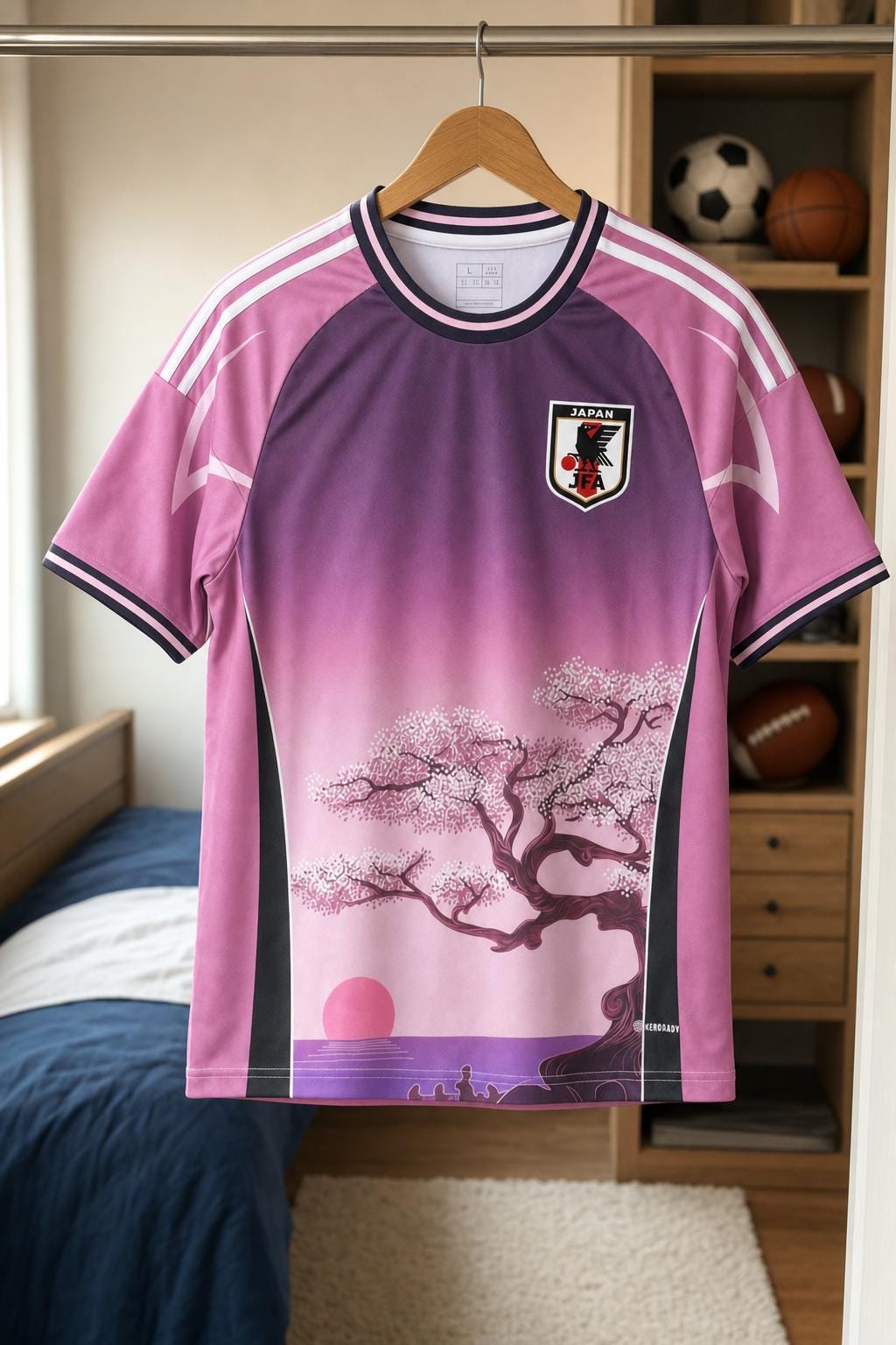 Japan Soccer Jersey Pink - Etsy