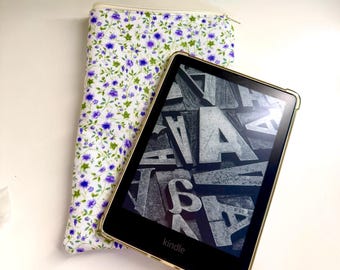 Quilted Kindle Sleeve - Multiple Colors/Fabrics