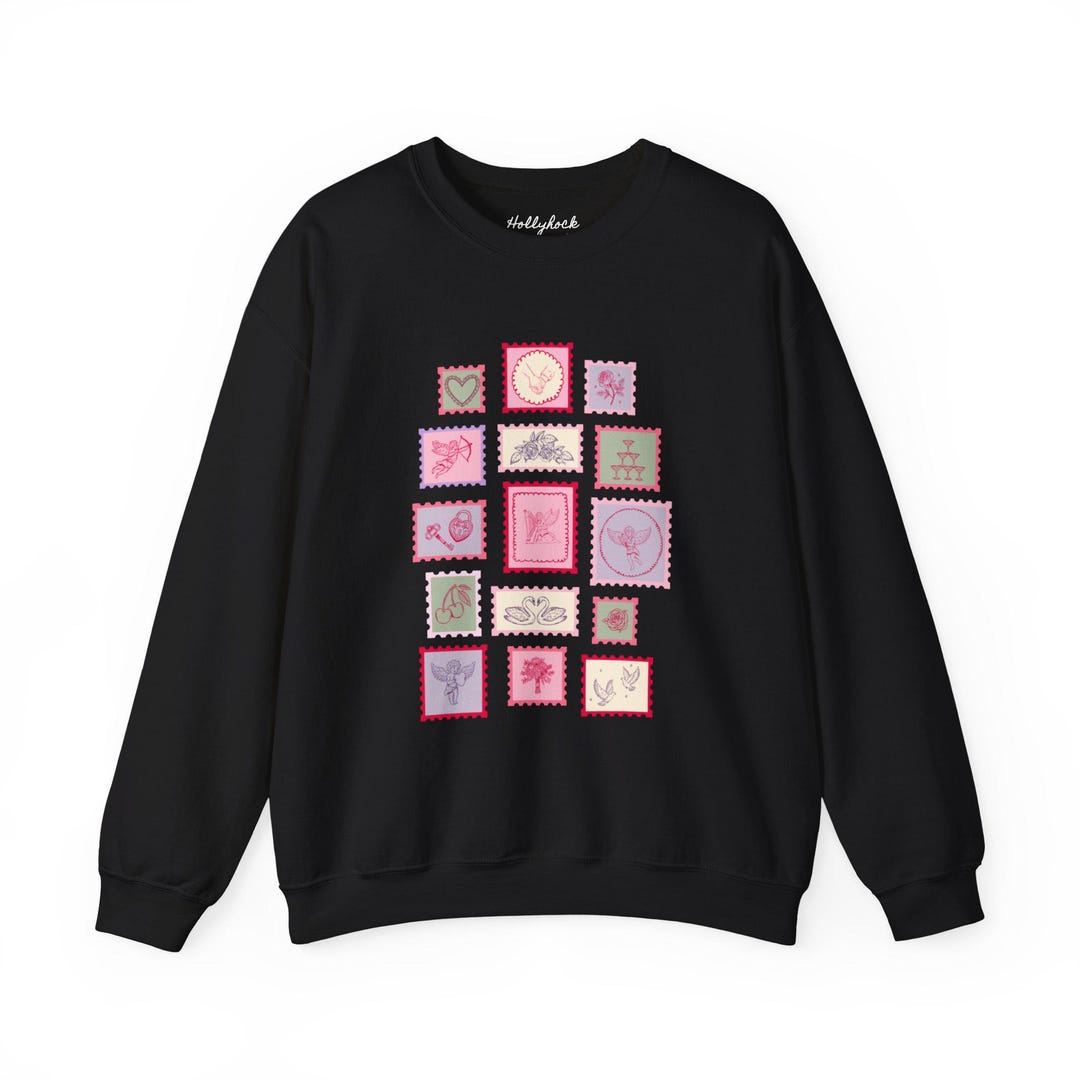 Cozy Postal Sweatshirt, Vintage Style Crewneck, Perfect for Fall, Gift for Stamp Collectors, Unisex Casual Wear