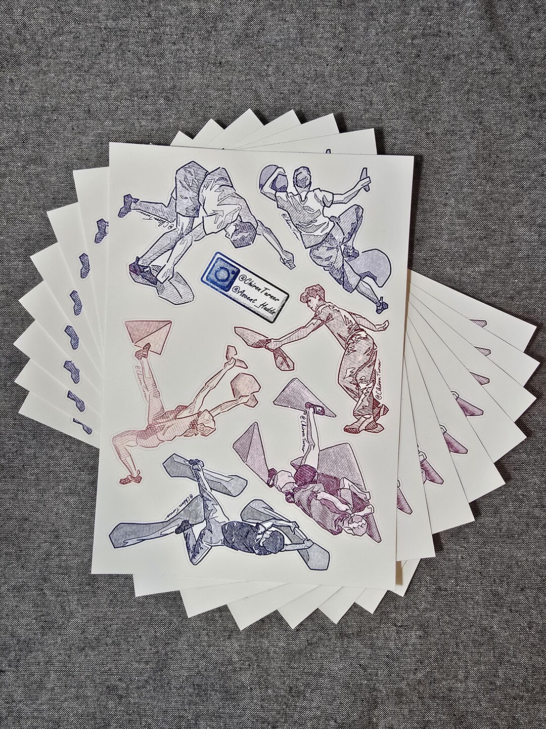 Comp Climber Vinyl Stickers A5 - Etsy