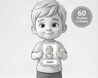 60 Visual Schedule Cards Spanish Kids Autism ADHD Routine Printable Download