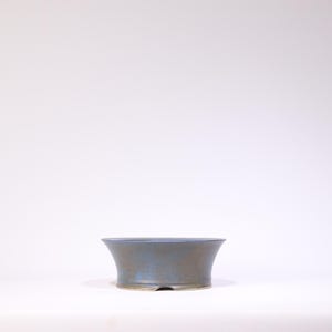 Handgjord glaserad bonsaicruka – Högbränd stengods i keramik, 19 cm #56