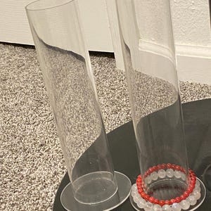 Extra Wide Acrylic Bracelet Display Stand | Crystal Bracelet Organizer | Ideal for Large Bracelets and Bangles | Sold Individually