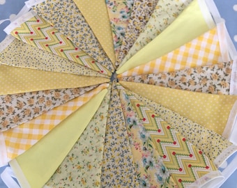 Bright Summer Shabby Chic Welcome Home New Baby Bunting Banner Garland