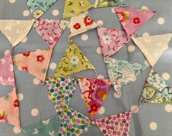 Teeny tiny  mini bunting, banner, flag, pennant