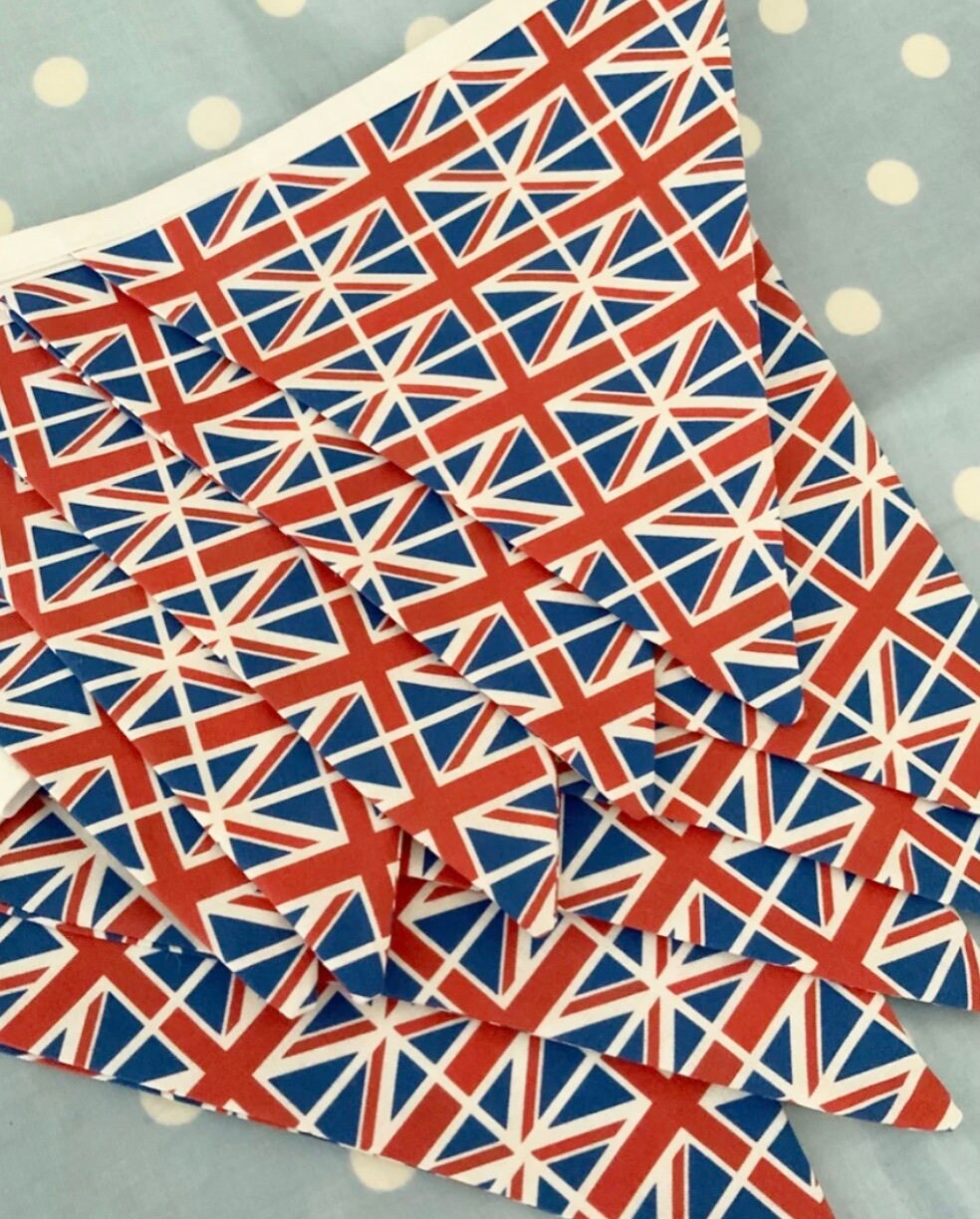 2025 Union Jack Bandierine 10M 30 Triangolare UK 80th Royal Festa - Foto 9