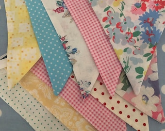 Bunting, cotton fabric banner, pennants,weddings, party flag,photo shoots,events,corporal events parties