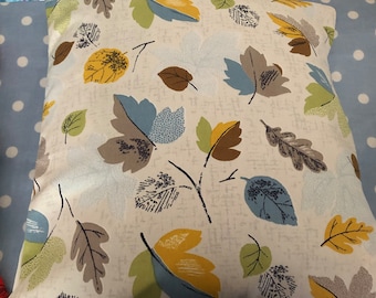 Cath Kidston katoenen kussenhoes met bosbladeren, 16 inch