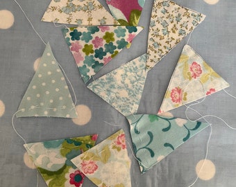 Teeny tiny  mini bunting, banner, flag, pennant