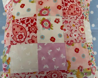Kussenhoes van patchworkstof