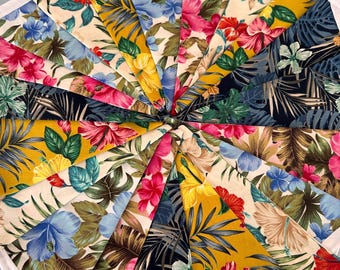 Guirnalda floral tropical de 3 metros para el verano