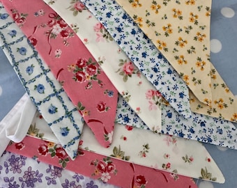 Bunting, Cotton Fabric Banner