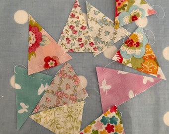 Teeny tiny  mini bunting, banner, flag, pennant