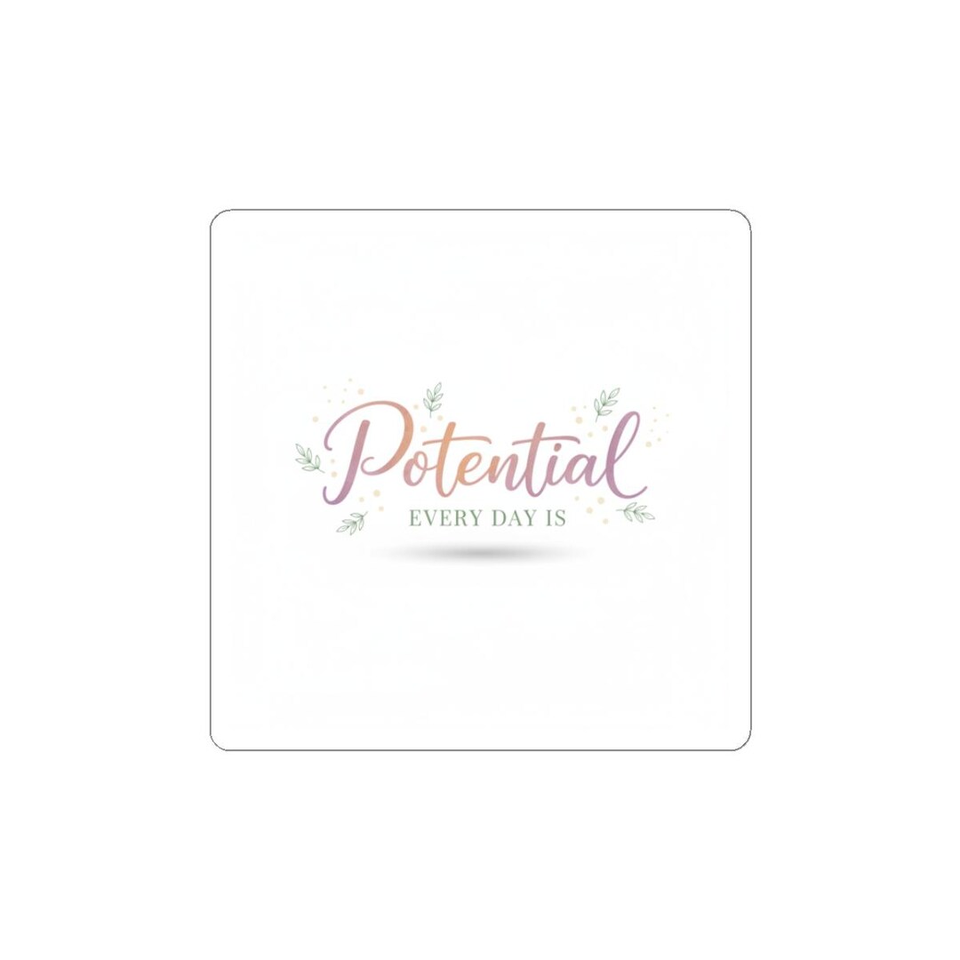 Potential Every Day is Sticker | Positive Micro-optimism, Pastel ...