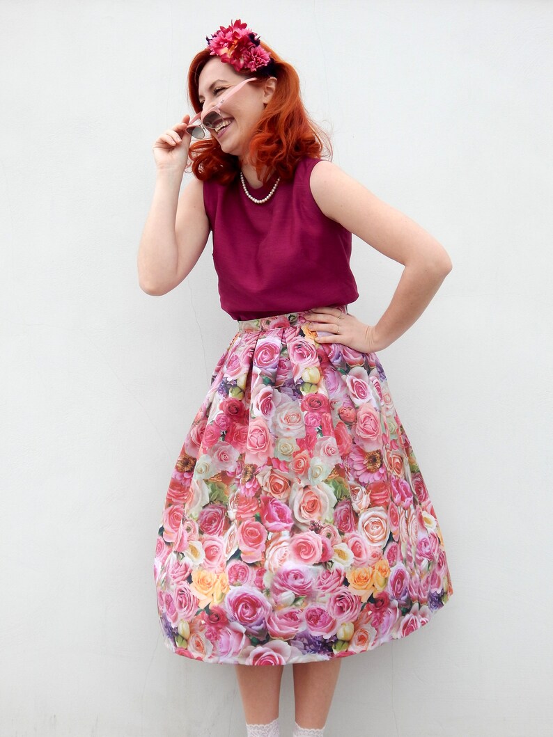 50s floral print