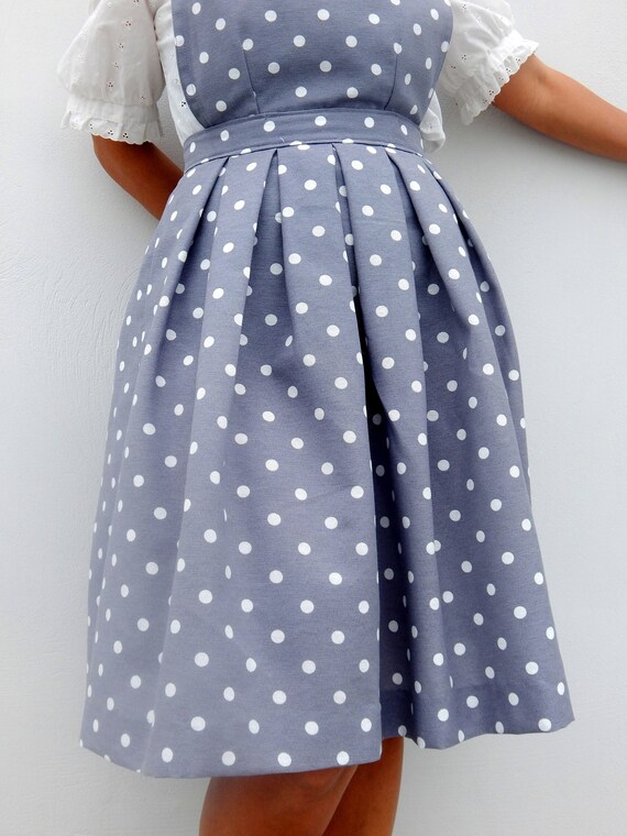polka dot pinafore