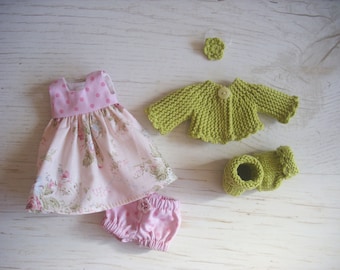 Ropa para muñecas Waldorf para muñecas castañas de 9 pulgadas